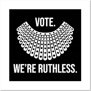 Vote We're Ruthless Feminist Women Vol.2 Posters and Art
